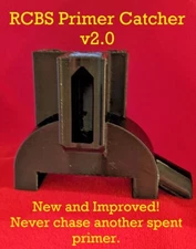 RCBS Rock Chucker Supreme Primer Catcher -  Adjustable, Unbreakable! 