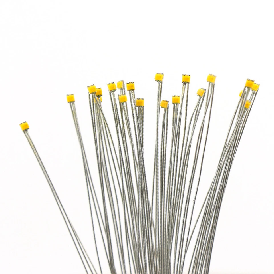 20pcs Pre-soldered Bi-color Red Warm White SMD LED 0605 Anode in Common Resistor - Image 2 of 4