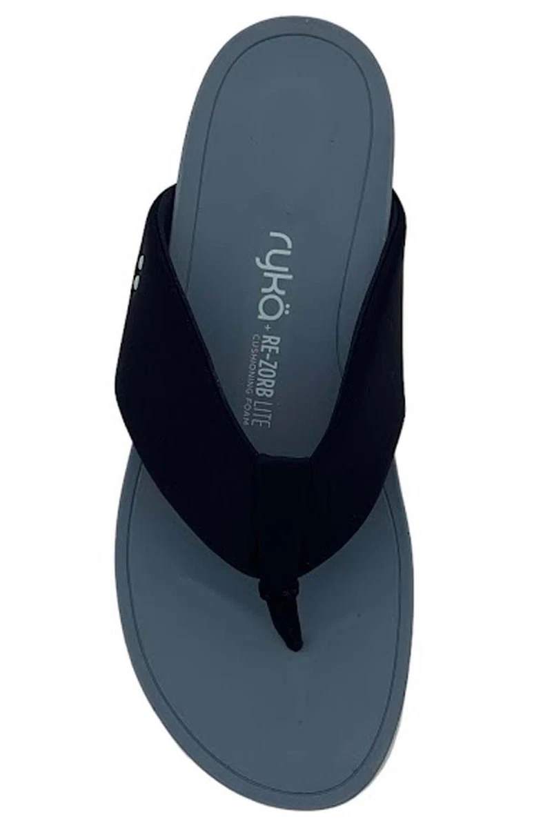Ryka Soft Toe Dual Density Thong Sandals Timid Blue eBay
