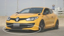 For Renault 14~17 Megane RS RKD Style Fiberglass Front Bumper Lip Splitter