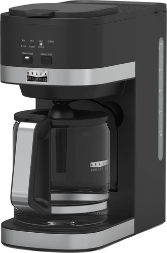 Serie Bella Pro - combo de cafetera de una sola porción y 12 tazas - negra - Foto 6 de 6