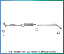 Auspuffanlage Skoda Fabia 1.2 (6Y2,6Y3,542) Auspuff Mitteltopf Rohr Schelle