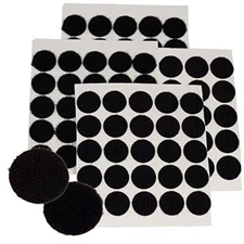 BlueDot Trading, Hook & Loop Fastener Sticky Dot Adhesive Backed Coins Perfec...