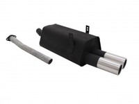 Novus Sportauspuff +Abe 2X76Mm Gerade GeböRdelt Stahl FüR BMW E36-3/B 3/C