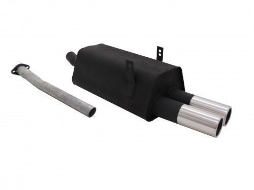 Novus EndschalldäMpfer 2X76Mm Gerade GeböRdelt Stahl FüR BMW E36-3/B 3/C +Abe-image