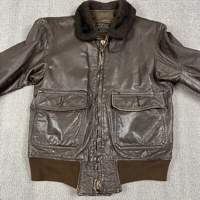 Vintage Military G-1 Leather Bomber Jacket Star Sportswear Vintage Military G-1 Leather Bomber Jacket Star Sportswear
