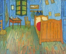 Van Gogh Bedroom at Arles Repro, Quality Hand Painted Oil Painting, 20x24in