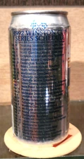 1992 WINSTON CUP ALUMINUM BOTTOM OPEN KEYSTONE LIGHT STAY TAB BEER CAN NASCAR