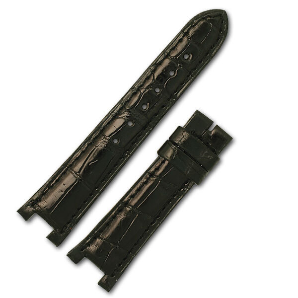 JAEGER-LE COULTRE alligator 14mm 純正ストラップ Jaeger-LeCoultre Strap Black Alligator 14mm by 12mm OEM New