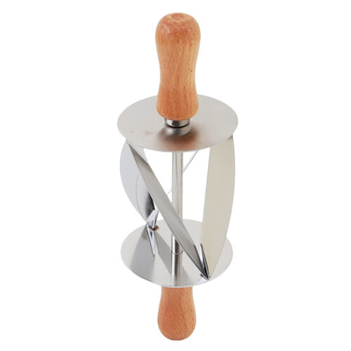 Croissant Dough Roller Stainless Steel Pastry Dough Cutter Kitchen Baking Tools