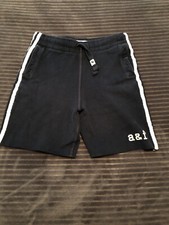 Abercrombie Fitch AF Kids Navy Blue / White Sweat Shorts Size XL