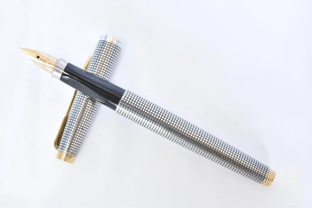 Parker Gold, 14K Nib Sterling Silver Collectible Fountain Pens for