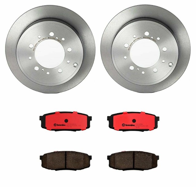 Brembo Rear Brake Kit Ceramic Pads Disc Rotors For Lexus Toyota Sequoia