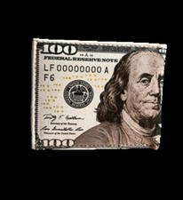 100 Dollars Bill Wallet Bi-Fold