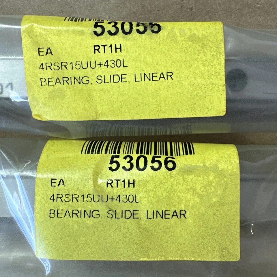 (2) NEW- THK Linear Slide Rail and (4) Slide Unit 4RSR15UU+430L 15mm X 430mm - Image 4 of 4