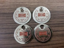 Vintage Champion Spark Plugs USA CT 481 Taper Gap Gauge Gap Opener (4) Key Chain