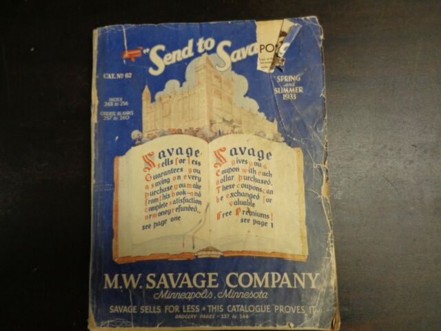M.W. Savage Co Spring and Summer Department Store Catalog 1933 #62