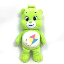 2021 Care Bear Do Your Best Bear Plush Lime Green Kite Belly 10” Basic Fun