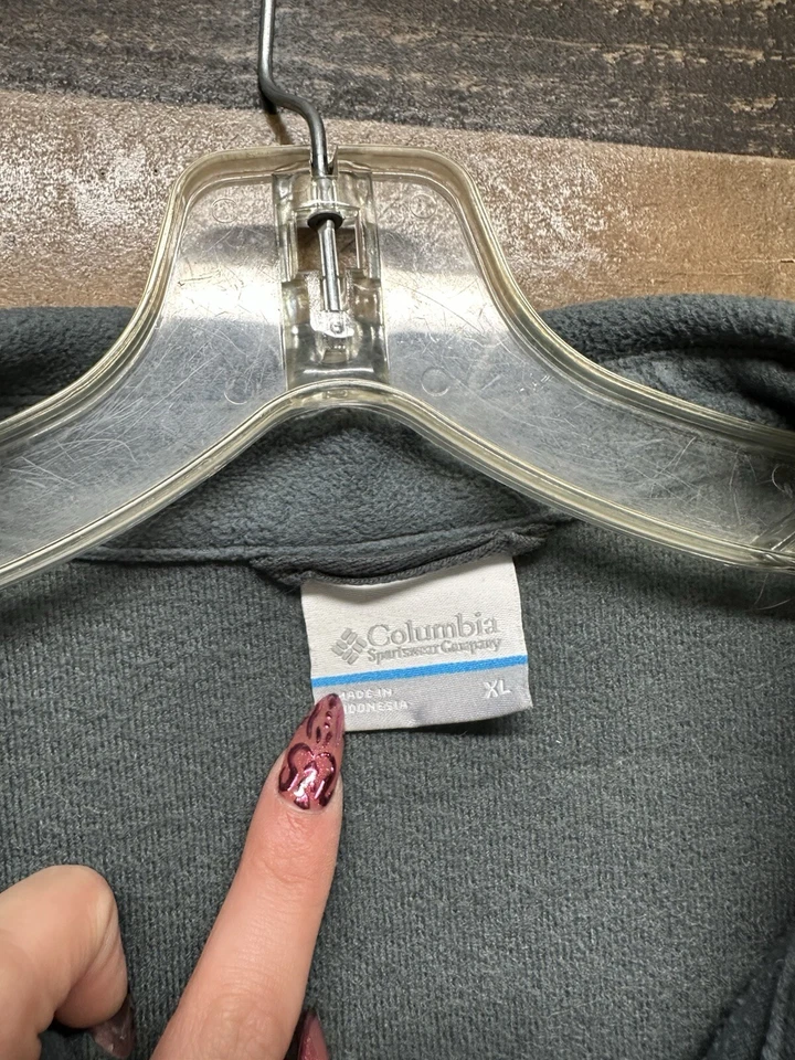 Botão masculino de lã manga longa Columbia tamanho X-Grande - Imagem 2 de 4