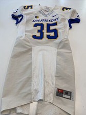 Game Worn Used Nike San Jose State Spartans SJSU Football Jersey Medium 11 #35