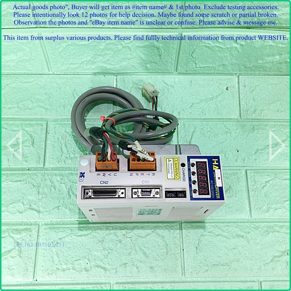 Harmonic Drive Systems HA-510-3-A01, Servo Driver as photo, sn:7001,DHLtoUS, FTU - Image 4 of 4