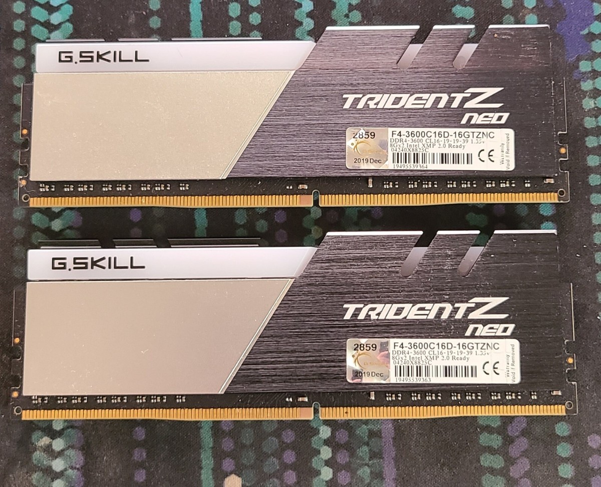 G.SKILL TRIDENT Z NEO DDR4 3600 16GB×2 G.SKILL Trident Z Neo Series DDR4 RAM (XMP) 64GB (4x16GB