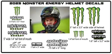 Monster Energy Helmet Decals