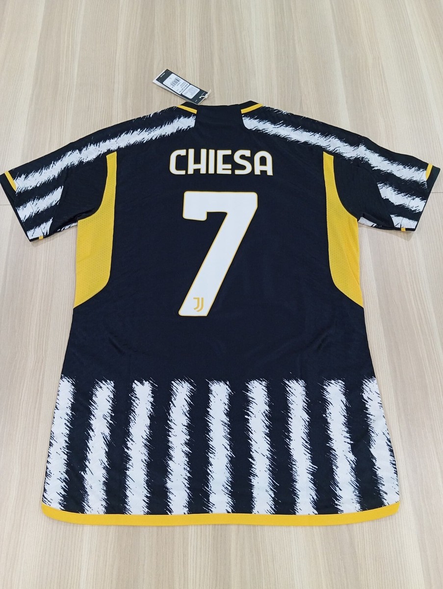 Adidas Juventus Home 23/24 Chiesa #7 Authentic Jersey (US M