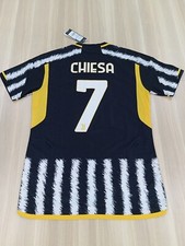 Adidas Juventus Home 23/24 Chiesa #7 Authentic Jersey (US M Size) - HR8248