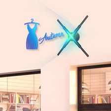 LED Hologram Fan Hologram Fan Projector with Remote 3D Hologram Display Fan USA