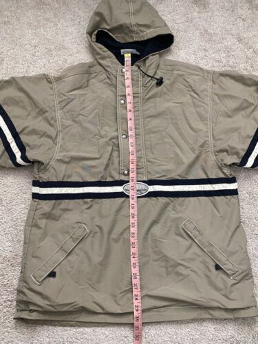 Vintage Billabong Jacket 90s Surf Snap Front Hooded Lined Embroidered Logo Y2k - Picture 7 of 9