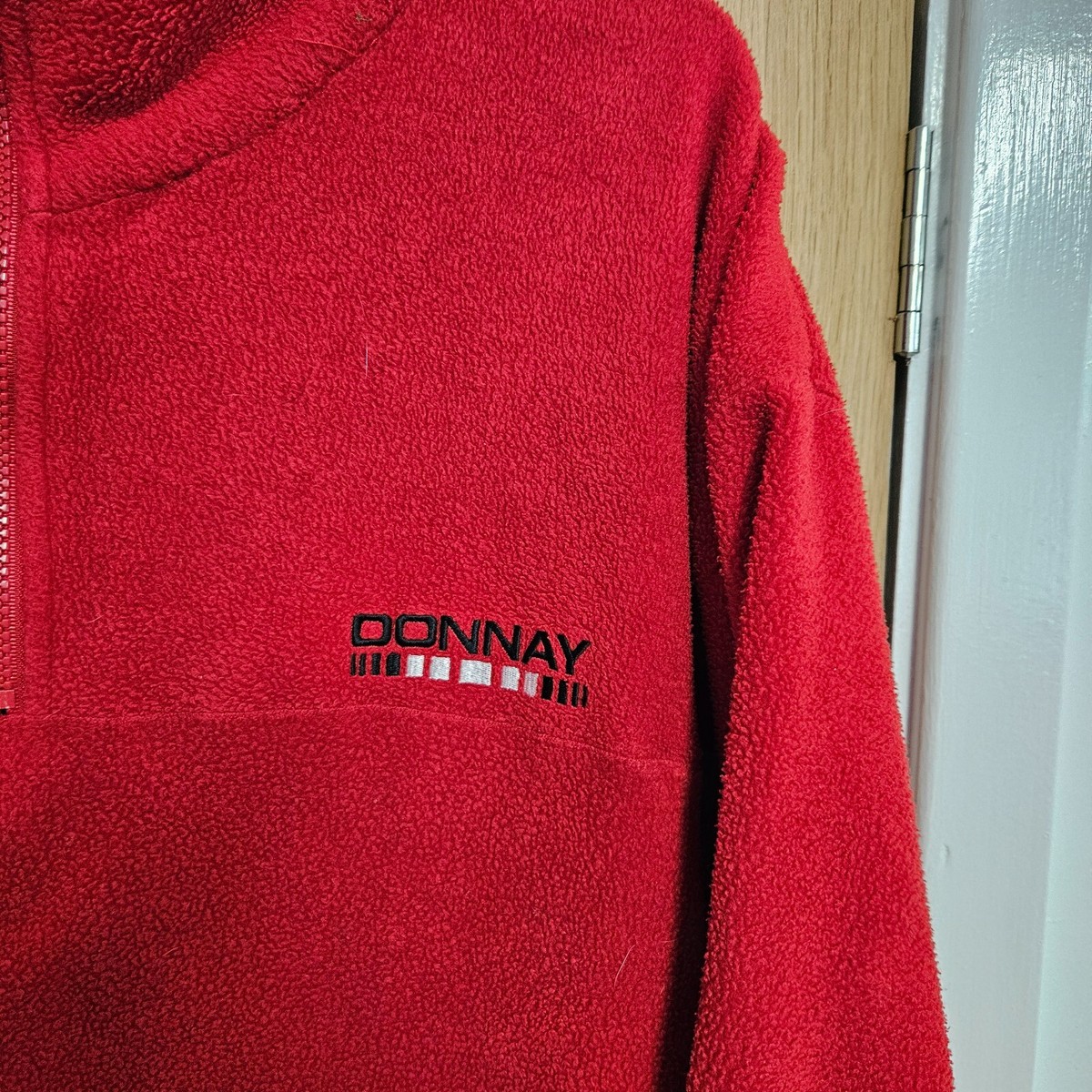 DONNAY Mens Vintage Sweatshirt FLEECE Pull On 1/4 Zip WARM Jumper