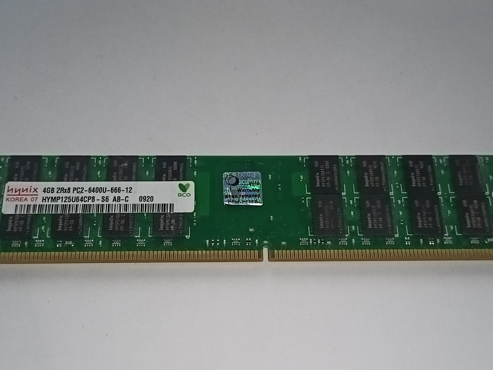 HYNIX HYMP125U64CP8-S6 1x 4GB NON-ECC DDR2-800 PC2-6400U UDIMM RAM #161 ...