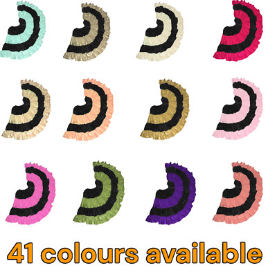 Belly Dance Spanish Dance 41 Color  Women 25 Yard 4 Tier Skirt For Girls S45