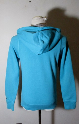 NIKE Aqua Blue Full Zip Hooded Sweatshirt Girl's Size XL - Picture 5 of 6
