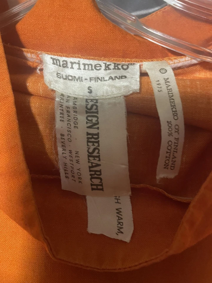 marimekko Suomi Finland vintage dress 1975 - Image 4 of 4