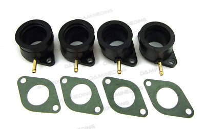 80-82 XJ650 Maxim Seca intake manifolds carb Insulator Intake Boot set