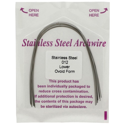 Orthodontic SS Arch Wire Stainless Steel Arcos De Ortodoncia Round Rectangular - Picture 3 of 55