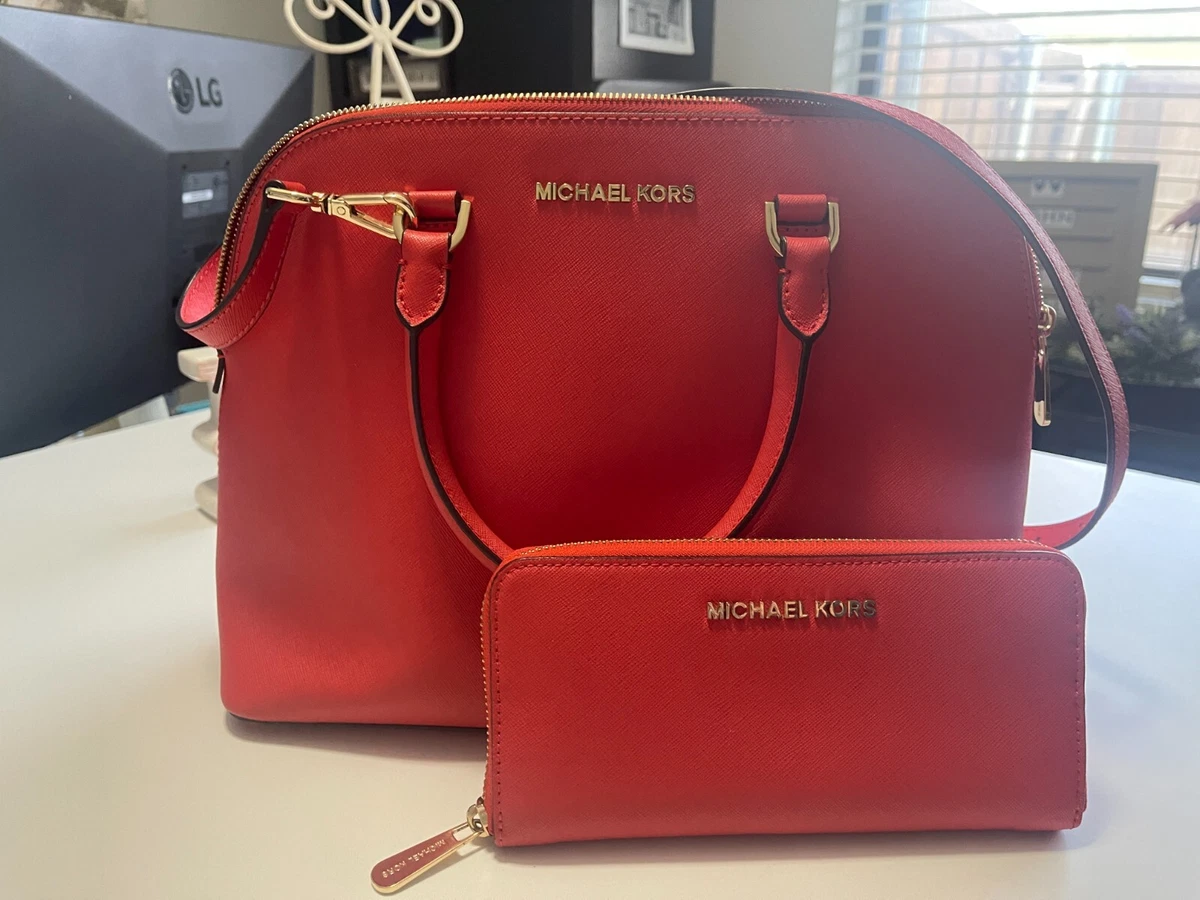 Mk cindy large dome satchel outlet