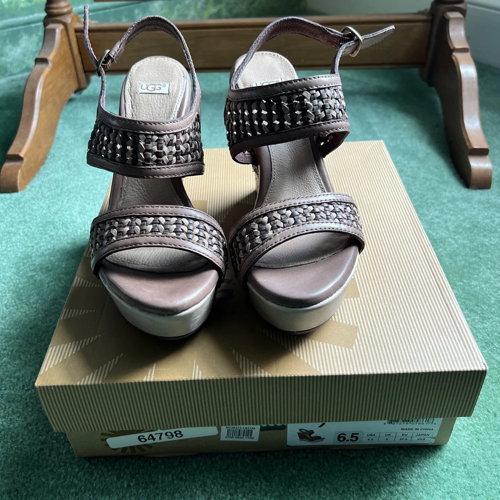 Sandali platform UGG nuovi con etichetta e scatola