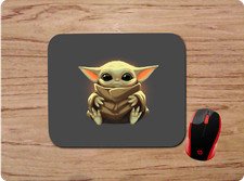 GROGU BABY YODA CUSTOM MOUSEPAD DESK MAT HOME OFFICE SCHOOL GIFT STAR WARS D9