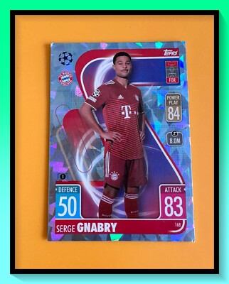 21-22 Topps Match Attax Champions League Trading Cards - Crystal