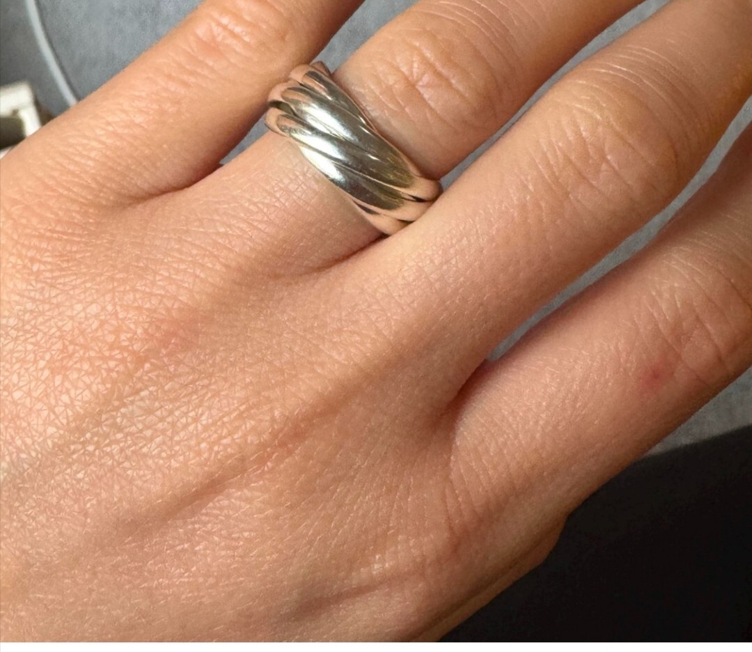 MM Width 925 Solid Sterling Silver Band Russian Wedding Ring