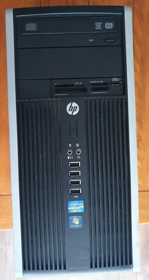 HP Compaq Pro 6300 Microtower Intel i5-3470 8GB RAM HDD 250 GB SuperMulti DVD-RW - Image 2 of 4