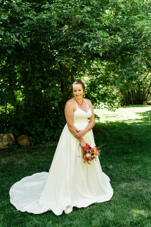 Vestido de novia usado talla 14 Foto 2 de 4