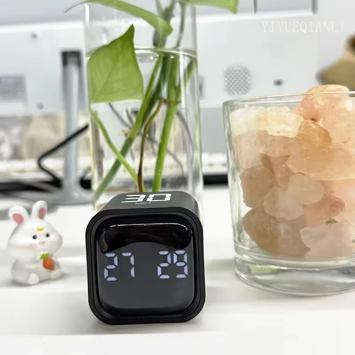 Productivity Cube Timer Gravity Sensor Flipping LED Display 4 Preset Time Dual M - Picture 5 of 23