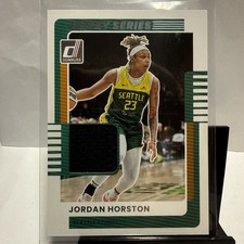 2025 Donruss WNBA #73 Jordan Horston Jersey Series Material Seattle Storm