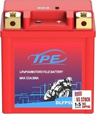 12V Lithium Motorcycle Battery YTX5L-BS 3AH 300CCA with Smart BMS 5L-3AH-RED