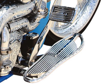 Covingtons Floorboards Dimpled Chrome CNC Billet Aluminum Harley C1334-C