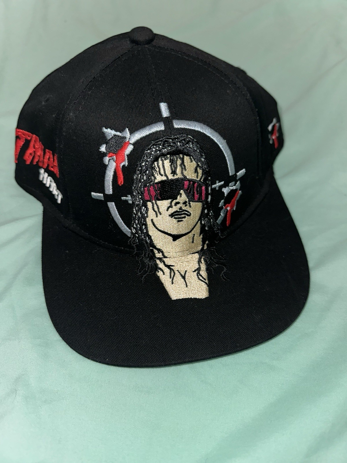 Bret Hart Retro Style Hitman Hart Foundation SnapBack Hat 1997 WWF WWE WCW RARE
